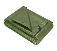Bâche 4 x 5 m 100 g Verte Renforcée Bâche de Couverture Imperméable Résistante aux UV Bâche en Tissu avec Œillets Bâche de Protection Polyéthylène pour Jardin Construction Bois Véhicules - Springos