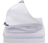 Bâche 400 x 600 cm – 180 g/m² PE – Imperméable et résistante aux UV – Bâche de protection pour le bâtiment, le jardin, la voiture et le bateau – Blanche