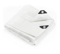 Bâche 4x4m 100G Blanc Transparent Renforcée Imperméable Résistante aux UV Bâche de protection en tissu avec œillets en polyéthylène pour jardin, construction, bois, véhicules - Springos