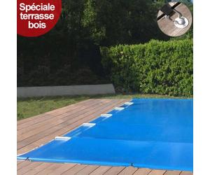 Bâche à barres NeoCover BOIS : spécial terrasse en bois