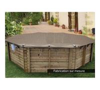 Bâche à barres piscine bois EASY WOOD Albigès