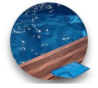 Bâche à bulle bois 400 µ LUXE Linéa 350 x 650 cm - Rectangulaire