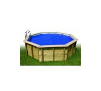 Bâche à bulles pour piscine bois Azura 3,50 x 5,05 m - Ubbink