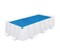 Bestway Bâche Solaire PE 380 x 180, Bleue, Rectangulaire - 1 pcs