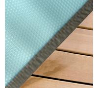 Bâche à bulles luxe SolGuard pour piscine bois Ubbink rectangulaire - Linea 8,00 x 5,00m rectangulaire