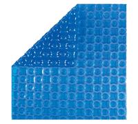 Bâche à Bulles Piscine 10x4 m OXO Dark Blue 500 microns - Non Bordée - Confection France - Kit oeillets et bâchette de protection