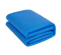 Bâche à bulles piscine rectangulaire 10 x 5 m 400 microns, couverture été polyéthylène anti-UV bleu - bulles Ø 16 mm - housse zippée