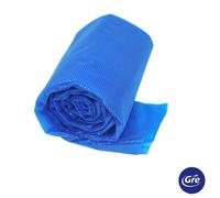 Bâche à bulles pour piscine acier ovale GRE 7,30 x 3,75 m - 180 microns