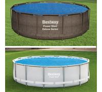 Bâche à bulles pour piscine Bestway ronde - Piscine diamètre 3,66m