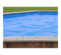 Bâche à bulles pour piscine bois octogonale Safran 2 6,20 x 3,95 m - Gré