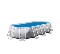 Bâche à bulles pour piscine ovale Intex UTF00149 - 160 microns - Bleu