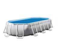 Bâche à bulles pour piscine ovale Intex UTF00150 - 6,10m x 3,05m - 160 microns