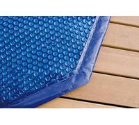 Bâche chauffante bordée à bulles 400µ pour Piscine Octogonale allongée UBBINK 350x1550cm
