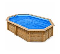 Ubbink Bâche à bulles pour piscine 355 x 490 cm bordée 400 µ