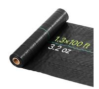 Bâche anti-mauvaises herbes - VEVOR - 1.3*100FT90 - 0,4x30,5 m - 90 g/m² - Noir
