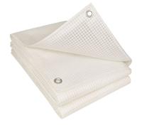 TERRE JARDIN Bâche de Protection, Extérieur Polyéthylène 160g/m² - Bâche Armée Imperméable, Ultra Résistante Découpable, Anti UV - Œillets Aluminium - Mobilier Serre Jardin - 4 x 5 - Translucide