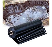 Bache Bassin Epdm 0,2mm HDPE Bâche D'étang Doublure D'étang Pliable Étanche Renforcé Bâche Bassin Poisson pour Jardin Cascade Bassin Poisson(Size:2x15m)