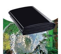 Bache Bassin Film imperméable pour bassins à poissons, bassins et étangs de jardin, idéal pour l'aménagement paysager et les solutions écologiques Noir 8 x 16 m