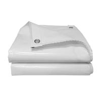 Bâche Blanche imperméable et résistante avec œillets, pour la Maison, Le Jardin, l'extérieur, en Plastique PVC, Tapis de Sol pour Tente, Camping, 1mx1,5m 1mx2m 1,2mx1,5m 1,8mx2,4m 2mx3m 3mx4m (Size :