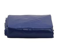 Bâche bleue 5 x 5 m 650 g/m² en toile avec revêtement en PVC, indéchirable, imperméable, résistante aux UV avec œillets en métal, bâche de protection polyvalente pour jardin, camping, voiture, bateau