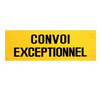 Bâche 'Convoi exceptionnel' 1200x400mm avec œillets - 16417