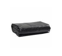vidaXL Bâche de toit 1x2,5 m 650 g/m² Noir avec œillets métalliques UV