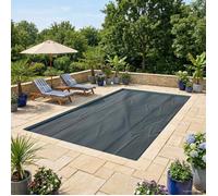 Plateforme de piscine vidaXL, extra robuste, 600 x 400 cm, en PE de 400 μm