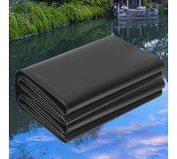 Bâche de bassin en PEHD 4 x 5 m, 5 x 6 m, 6 x 7 m, 7 x 8 m, 8 x 10 m, 10 x 12 m, membrane imperméable pour bassins extérieurs, fontaines, cascades, film pliable pour bassins à poissons(2x6m)