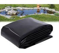 Bâche de Bassin en Plastique Noir résistant aux UV, Durable et idéale pour Les bassins de Jardin, Les ruisseaux, Les Cascades et Les piscines. Dimensions : 2 m x 9 m (6,5 pi x 29 p