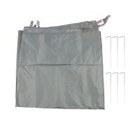 Bâche de camping hexagonale imperméable, tapis de pique-nique Oxford 210D, tapis de sol de plage, abri solaire, bâche légère et imperméable, doublure portable pour l'extérieur (240 x 210 cm)
