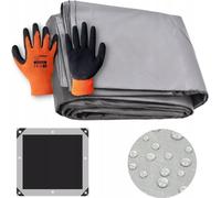 Bâche de couverture 8x10 Bâche tissée Bâche de protection Bâche de pluie Bâche industrielle Bâche étanche