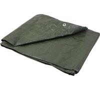 Bâche de couverture BSD - Bâche de couverture étanche, bâche en tissu, bâche de protection - épaisse - verte - 80g/m ? - 8x12m