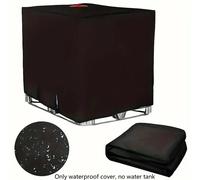 Bâche de couverture de réservoir IBC pour réservoir d'eau 1000L, couverture IBC Durable, imperméable, anti-poussière, tissu Oxford résistant aux UV Silver