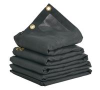 Bâche de filet de benne 6,5 x 18 pieds PVC 18 onces double poche parapluie de remorque