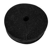 Bâche de Jardin Ronde 20 Pièces en Tissu, Garde L'humidité du Sol | Noir, pour Saplings et Arbres en Beds Paysagers, Réduit le Désherbage sans Gêner la Croissance