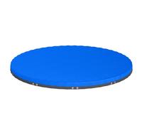 Outsunny Bâche de Piscine Ronde 550 cm pour Piscines Hors Sol de 520-530 cm, Anti-Poussière et Imperméable avec Corde de Serrage, Bâche Piscine Résistante aux UV et Déchirures, Bleu