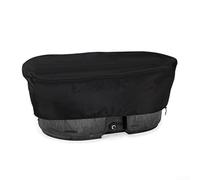 Bâche de piscine ovale en tissu Oxford 420D, robuste, imperméable, protection solaire avec cordon de serrage pour étangs de jardin, réservoirs, noir, 133 x 81 x 31 cm (133 x 81 x 31 cm)