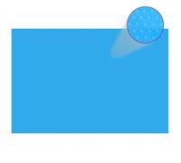 Bâche de piscine rectangulaire 300 x 200 cm PE Bleu---BACHE - COUVERTURE - VOLET - ENROULEUR