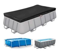 Bâche de piscine rectangulaire pour bassin 300x200 cm | Bâche piscine 305x205 cm | Été & hiver | Oxford 420D | INTEX & BESTWAY