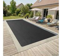 Bâche de piscine solaire en polyéthylène, 800 x 400 cm, 110 μm, réduit l'évaporation de l'eau et retient la chaleur pour une température de l'eau agréable
