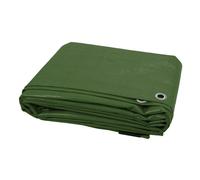 Bâche de protection 110 g/m² verte 6 x 12 m, imperméable, avec œillets ; bâche professionnelle, bâche de chantier, bâche pour bateau, bâche pour piscine, camion, bois, bateau, camping, au mètre, bac à