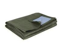 Habrita Bâche de protection bicolore pour AT 3030 195 gr/m2 Vert foncé