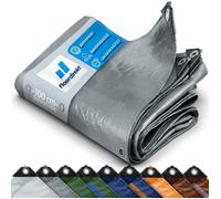 Casa Pura Abdeckplane Argent Incl. Oeillets Housse Tissu 80-240 g/m²