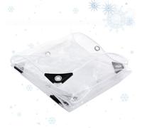 Bâche de Protection Anti-Déchirure Résistante l'hiver 80x230cm Transparent | Bâche Transparente Armée Résistant Aux Intempéries Protection Contre La Pluie Isolation Pour Pavillon Ferme
