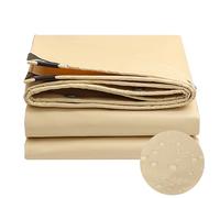 Bâche de Protection - Bache Étanche 1.2 x 2 m Imperméable Résistante Aux Déchirures UV Intempéries Bâche de Protection à Home Garden pour Bois Housse de Protection, Beige
