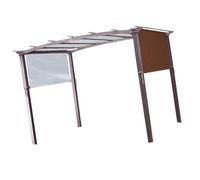 Bâche de protection de tonnelle sans outils et résistante aux intempéries - Toit de rechange en polyester 190T indéchirable pour terrasse, jardin et espaces de loisirs, installation sans outil de la
