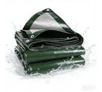 Bâche de Protection en Polyéthylène 150 x 250 cm Robuste, Étanche, Anti-UV Bâche Étanche avec Œillets pour Exterieur, Jardin, Tonnelle, Camping, Meubles, Armée Verte