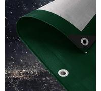 Bâche de Protection Étanche 1 x 1.2 m 200G M² PE Bâche, Imperméable Résistante Aux Déchirures UV Intempéries Industrielle pour Terrasse, Poulailler, Balcon, Armée Verte