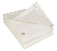 Bâche de Protection,Extérieur Polyéthylène 160g/m² - Bâche Armée Imperméable,Ultra Résistante Découpable,Anti UV - Œillets