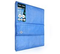 Bâche de Protection Extérieur - Polyéthylène - 5 x 5 m - Bleu - 75 g/m² - Bâche Anti UV - Bache Remorque KOTARBAU